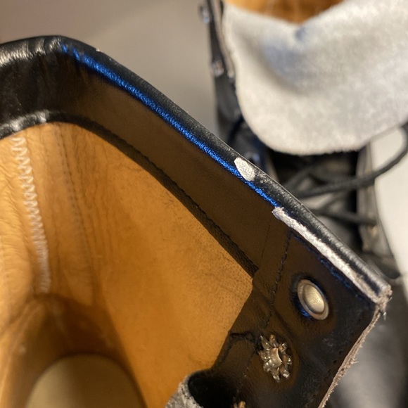 Justin Diamond J 506 L Black Keltie Lace Up Boots - Picture 13 of 14